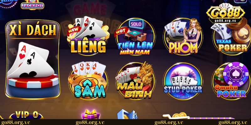 Tổng hợp trò chơi bài được yêu thích nhất tại cổng game Rikvip